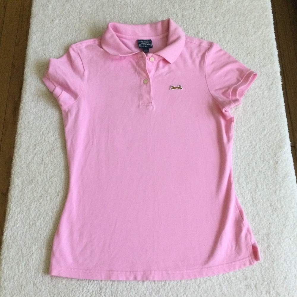 Le Tigre Y2K Polo Shirt Pink - Sz Medium (fits small)